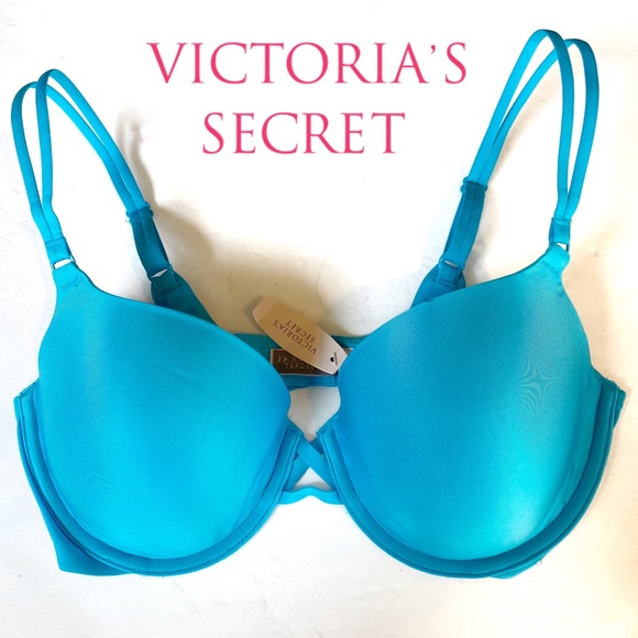 Victoria's Secret Other - Victoria’s Secret Blue Sexy Tee Demi Bra 34D NEW